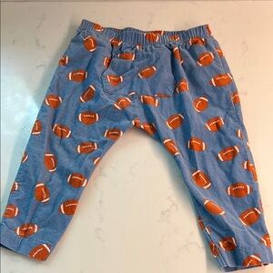 Angel Dear Light Blue Football Patterned Pants 18-24 months